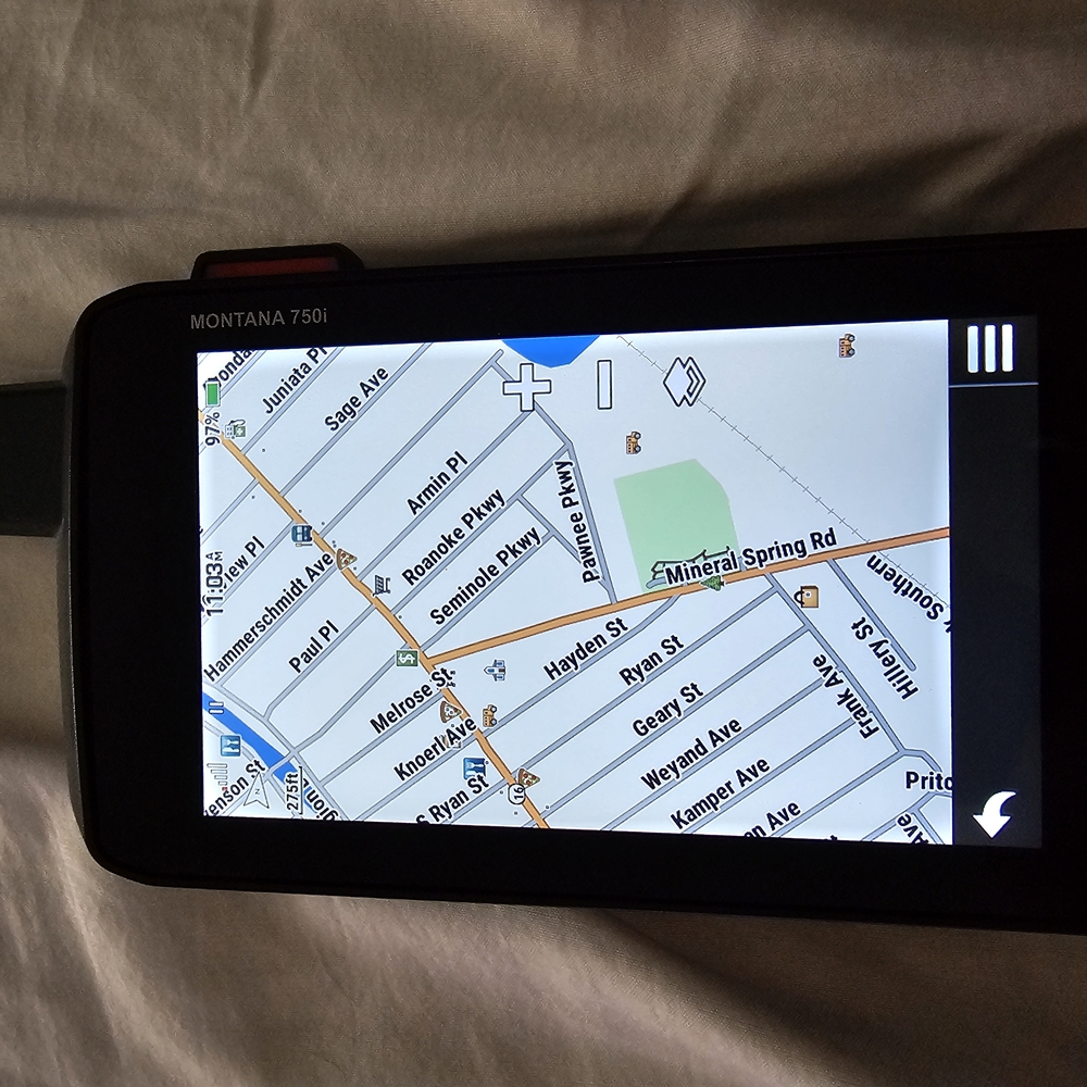 Garmin Black GPS Navigator with Clear Display and Urban Mapping